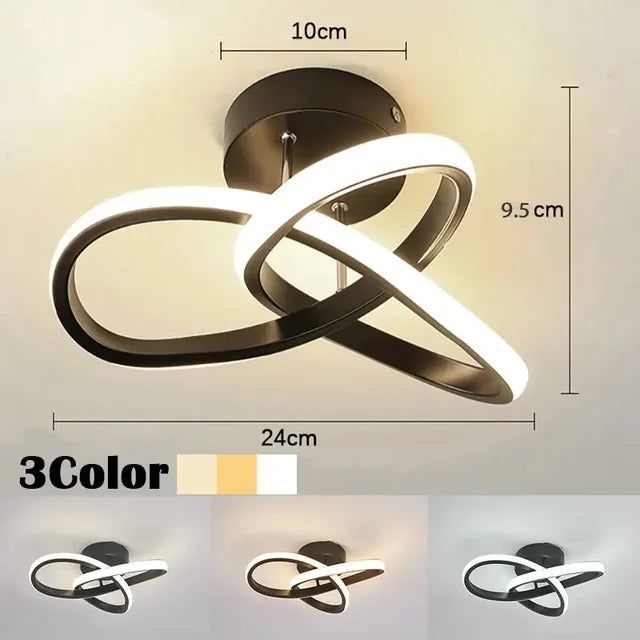 Ladosa | Lustre Led idéal pour couloir ou salle de bain - LUSTRINA