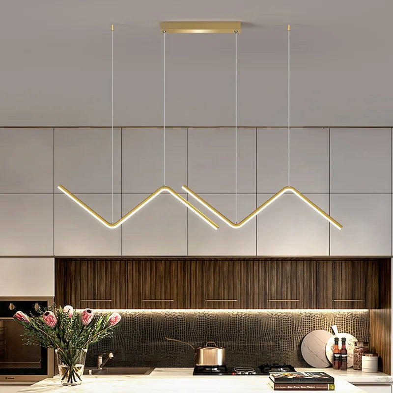 Éclat Astral | Lustre noir ou doré pour un Intérieur stylé - LUSTRINA