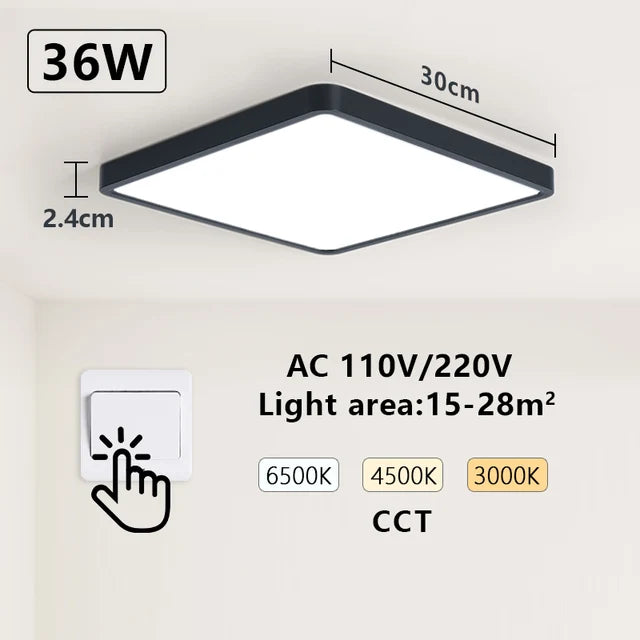 WoodSense | Plafonnier LED intelligent - LUSTRINA