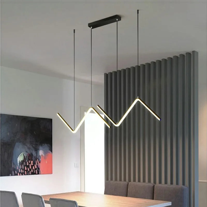 Éclat Astral | Lustre noir ou doré pour un Intérieur stylé - LUSTRINA
