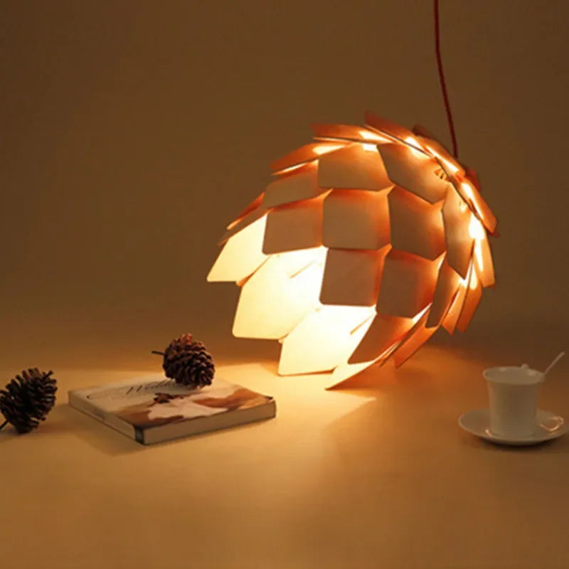 Écorce Forestier | Lustre bois de chêne - LUSTRINA