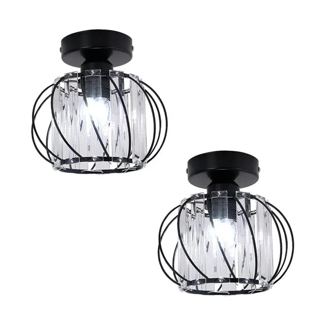 Lustre Cristalys | Suspension en verre, disponible en Pièce Unique ou Ensemble de 2 - LUSTRINA