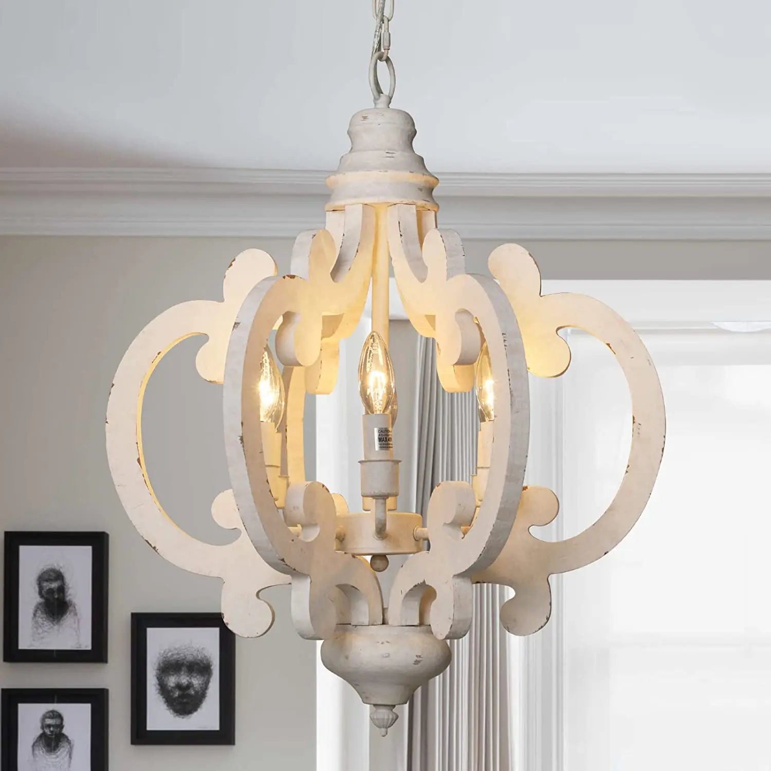 Lustre Bois Vintage - LUSTRINA
