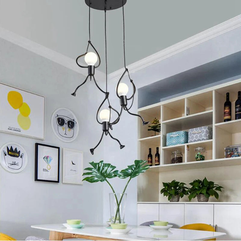 Petit Homme | Suspension amusante et créative parfait pour la Chambre - LUSTRINA