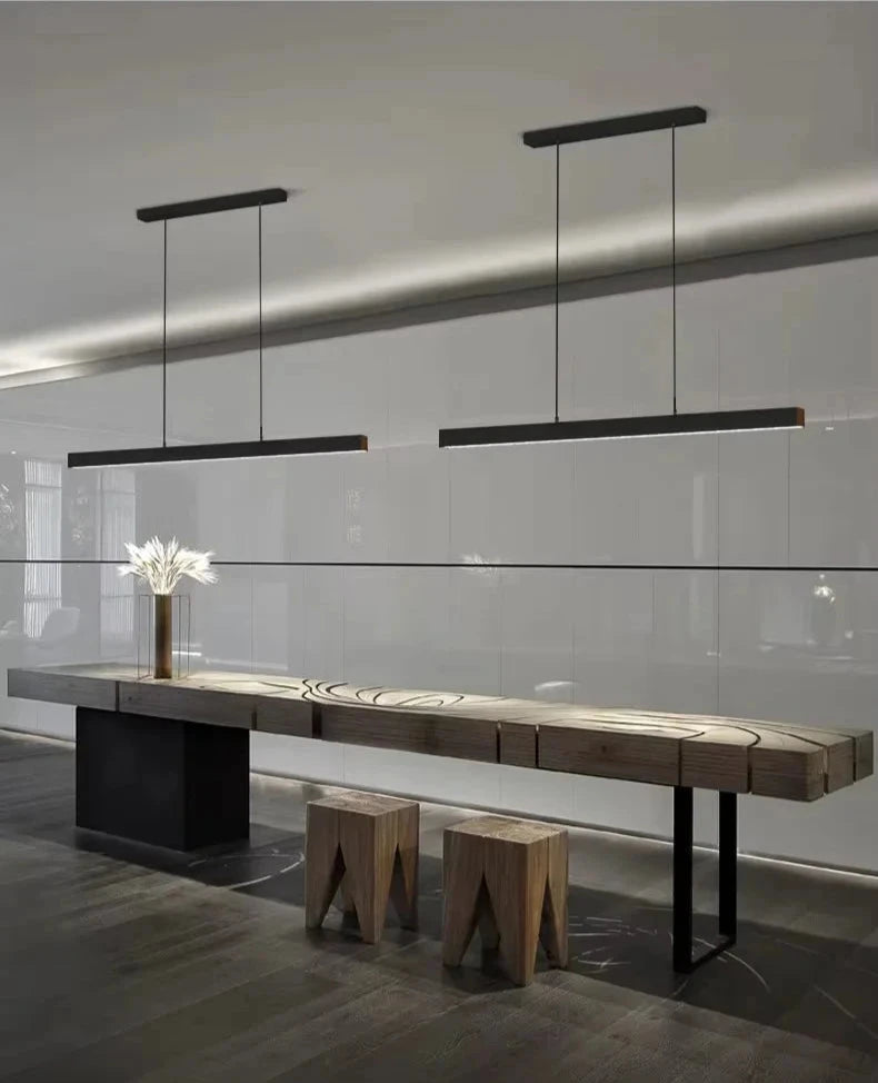 Lustre Célesta | Lustre cuisine moderne avec lumière variable et style élégant - LUSTRINA