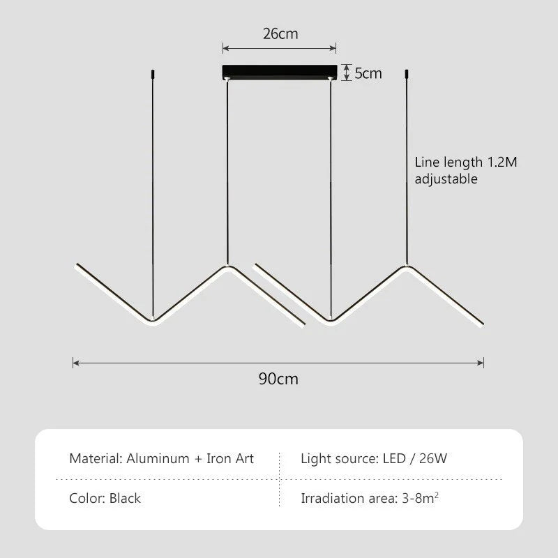 Éclat Astral | Lustre noir ou doré pour un Intérieur stylé - LUSTRINA