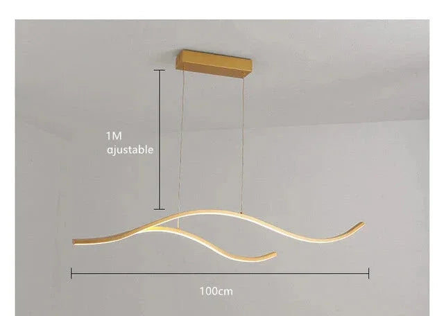 Lustre Éclat Arborescent | Suspension Parfaite pour Cuisine, Idéale pour une Ambiance Conviviale - LUSTRINA