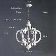 Lustre Bois Vintage - LUSTRINA