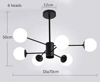 Lustre Douceur | Éclairage Élégant pour Salon et Chambre, Disponible en plusieurs tailles - LUSTRINA