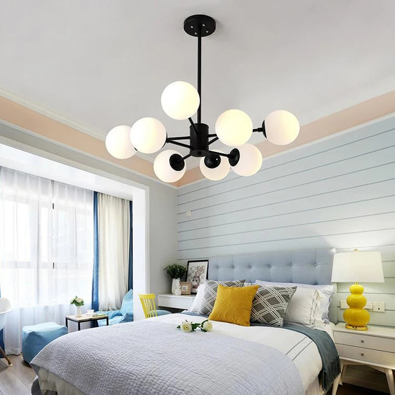 Lustre Douceur | Éclairage Élégant pour Salon et Chambre, Disponible en plusieurs tailles - LUSTRINA