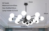 Lustre Douceur | Éclairage Élégant pour Salon et Chambre, Disponible en plusieurs tailles - LUSTRINA