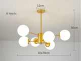 Lustre Douceur | Éclairage Élégant pour Salon et Chambre, Disponible en plusieurs tailles - LUSTRINA