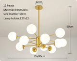 Lustre Douceur | Éclairage Élégant pour Salon et Chambre, Disponible en plusieurs tailles - LUSTRINA