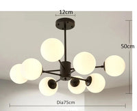 Lustre Douceur | Éclairage Élégant pour Salon et Chambre, Disponible en plusieurs tailles - LUSTRINA