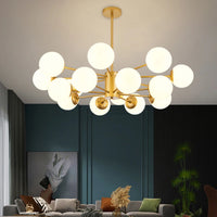 Lustre Douceur | Éclairage Élégant pour Salon et Chambre, Disponible en plusieurs tailles - LUSTRINA