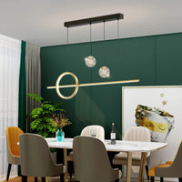 Lustre CircaLuxe | Lustre moderne pour cuisine avec éclairage Led - LUSTRINA