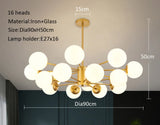 Lustre Douceur | Éclairage Élégant pour Salon et Chambre, Disponible en plusieurs tailles - LUSTRINA