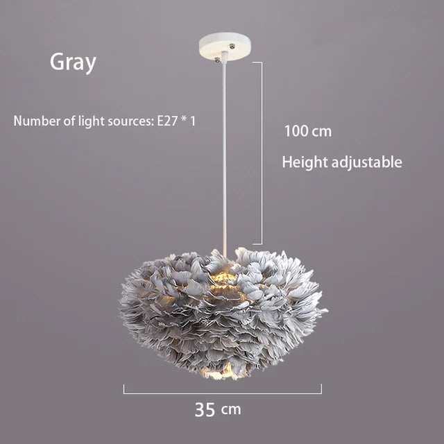 Plumo | Suspension Chambre pour une ambiance Chaleureuse et Apaisante - LUSTRINA