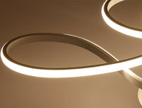 Sinuoso Wave | Éclairage Chic pour Salon - LUSTRINA