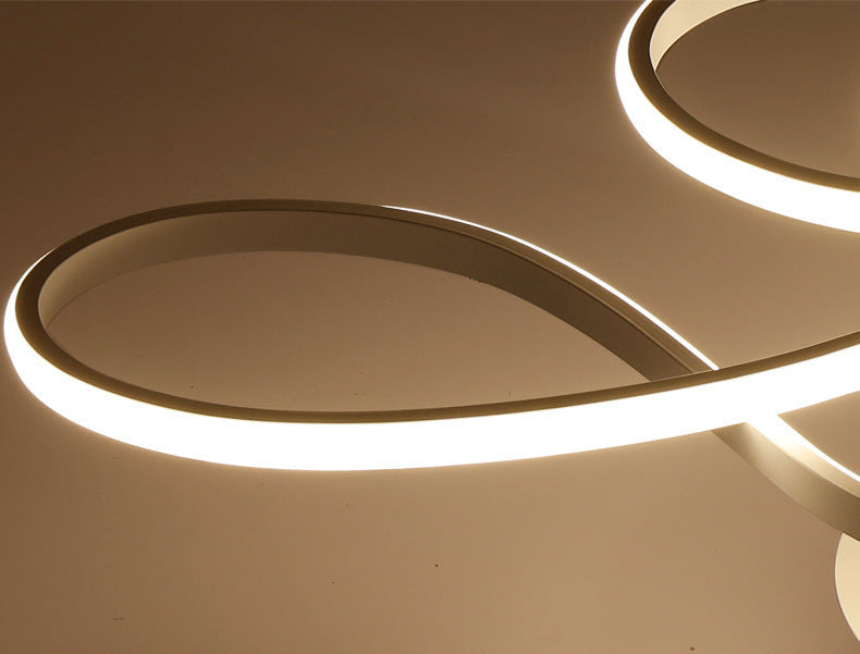 Sinuoso Wave | Éclairage Chic pour Salon - LUSTRINA