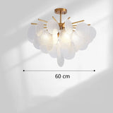 Lustre Art Déco en Verre | Lustre salon en Verre Raffiné - LUSTRINA