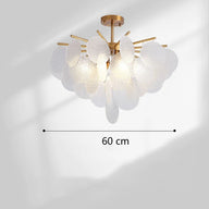 Lustre Art Déco en Verre | Lustre salon en Verre Raffiné - LUSTRINA