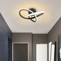 Anneaux Moderne LED | Luminaire noir ou blanc Led - LUSTRINA