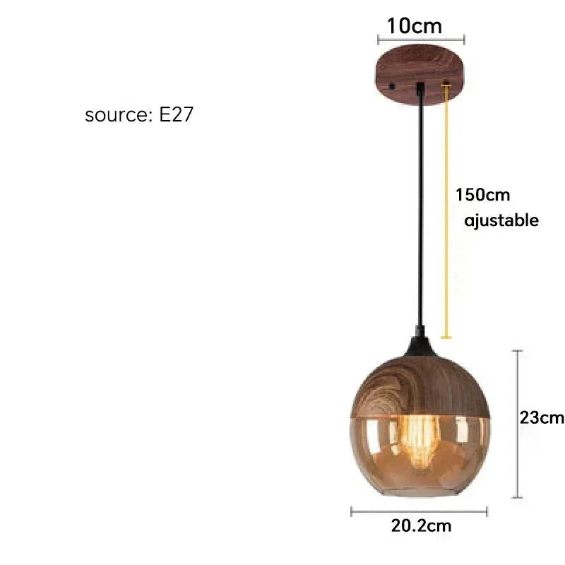Essence Scandinave | Suspension en bois design premium - LUSTRINA