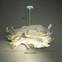 Nubo | Suspension Nuage en Papier et Métal pour Chambre - LUSTRINA