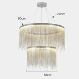 Lustre Aura Luxueuse | Chaînes dorées et abat-jours colorés pour une Ambiance Unique - LUSTRINA