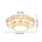 Cristalo XI | Luminaire doré design - LUSTRINA