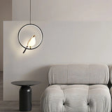 Oiseau d'Ébène | Suspension LED en Aluminium prestige pour Décoration Élégante - LUSTRINA