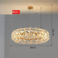 Lustre Européen Dandelion | Lustre Doré Premium pour Salon, Disponible en Deux Modèles - LUSTRINA