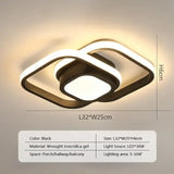 Anneaux Moderne LED | Luminaire noir ou blanc Led - LUSTRINA