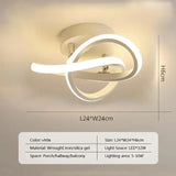 Anneaux Moderne LED | Luminaire noir ou blanc Led - LUSTRINA