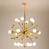 Lustre Cuisine Moderne Sputnik | Lustre doré Led premium sophistiquée - LUSTRINA