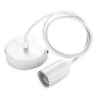 Kit de Suspension Luminaire E27 - Câble 1m/1,5m - Noir/Blanc - LUSTRINA