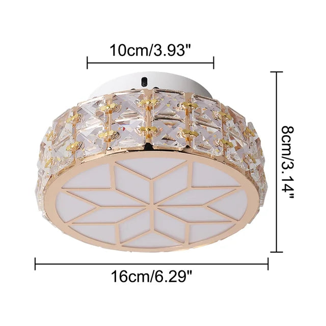 Cristalo XI | Luminaire doré design - LUSTRINA