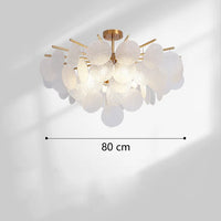 Lustre Art Déco en Verre | Lustre salon en Verre Raffiné - LUSTRINA