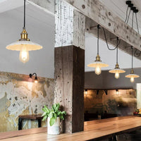 Aura Rustic | Lustre cuisine moderne blanc ou noir - LUSTRINA