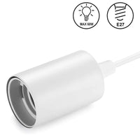 Kit de Suspension Luminaire E27 - Câble 1m/1,5m - Noir/Blanc - LUSTRINA