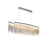 Lustre Aura Luxueuse | Chaînes dorées et abat-jours colorés pour une Ambiance Unique - LUSTRINA