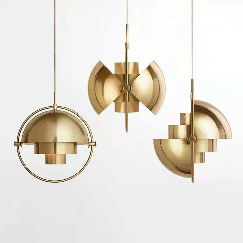 Design Danois | Suspension doré, noir ou blanc haute qualité - LUSTRINA