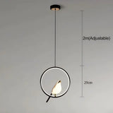 Oiseau d'Ébène | Suspension LED en Aluminium prestige pour Décoration Élégante - LUSTRINA