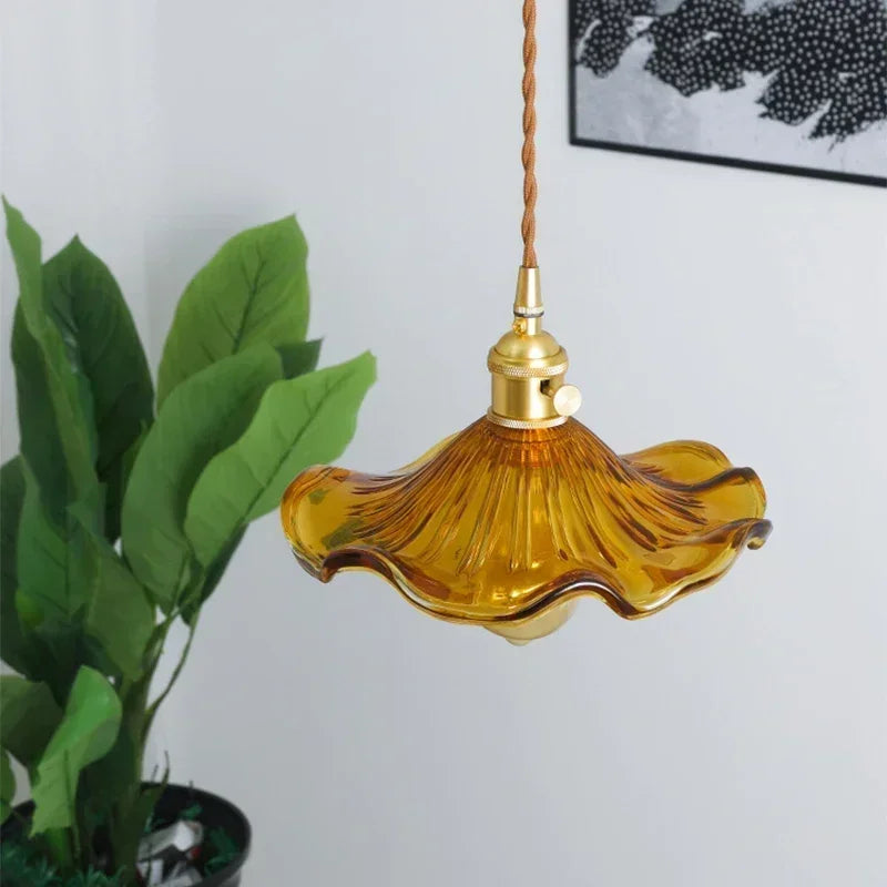 Reflet du Temps | Suspension Luxueuse en Cristal et Verre - LUSTRINA