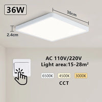 WoodSense | Plafonnier LED intelligent - LUSTRINA