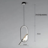 Oiseau d'Ébène | Suspension LED en Aluminium prestige pour Décoration Élégante - LUSTRINA