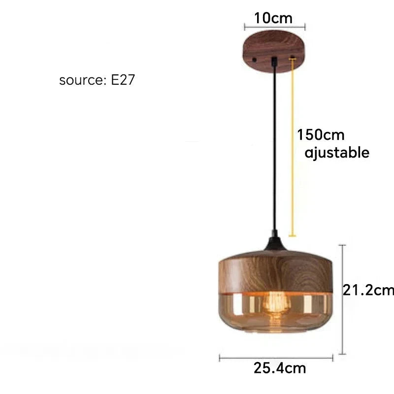 Essence Scandinave | Suspension en bois design premium - LUSTRINA