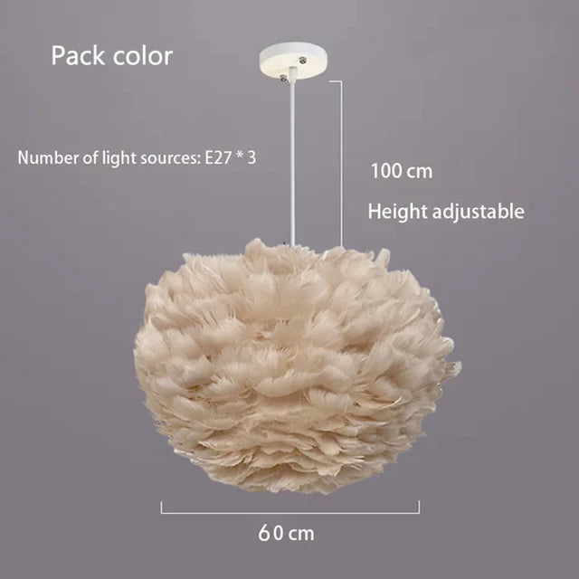 Plumo | Suspension Chambre pour une ambiance Chaleureuse et Apaisante - LUSTRINA