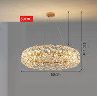 Lustre Européen Dandelion | Lustre Doré Premium pour Salon, Disponible en Deux Modèles - LUSTRINA